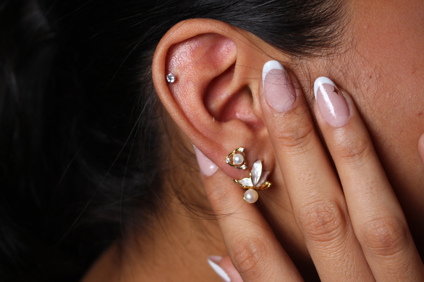 Cherry Pearl earrings