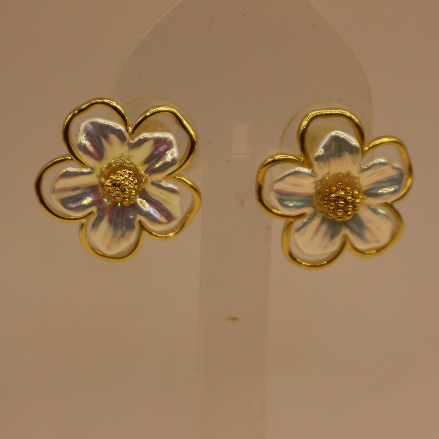 Golden Daisy Studs