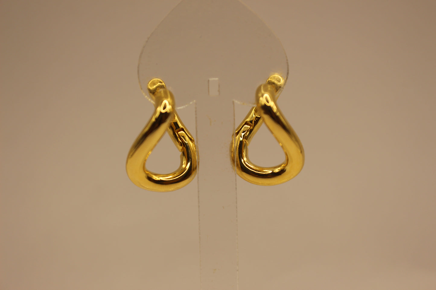 Playful Gold Hoops