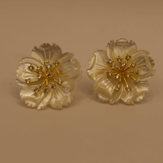 Golden Blossom Earrings