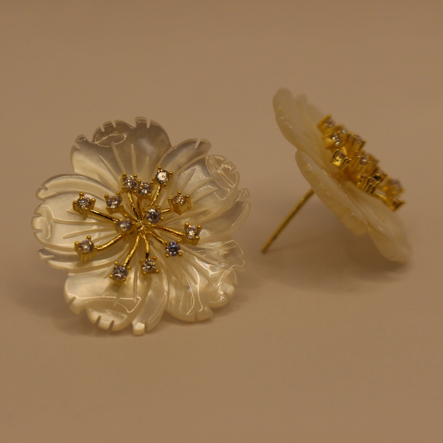 Golden Blossom Earrings